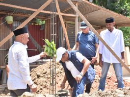 Bupati Bireuen Letakkan Batu Pertama Pembangunan 34 Unit Rumah Layak Huni