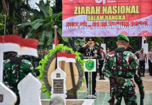 Kapolres Bireuen Pimpin Upacara Ziarah Nasional HUT ke-81 RI