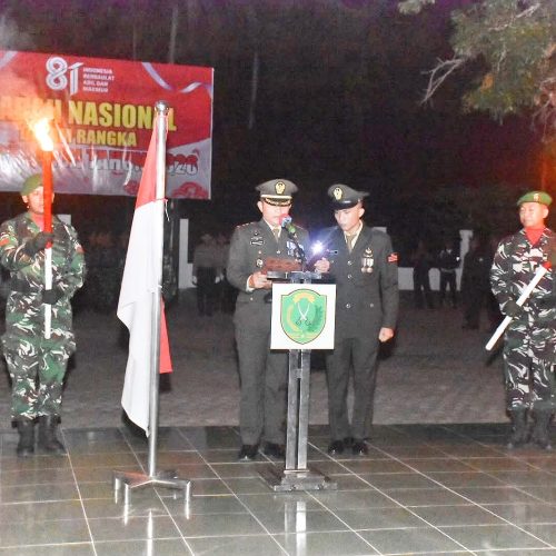 Dandim 0111/Bireuen Irup Apel Kehormatan dan Renungan Suci di Makam Kolonel Husein Yusuf