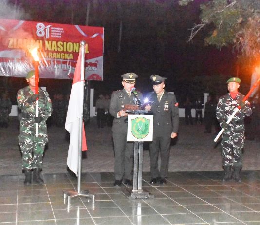 Dandim 0111/Bireuen Irup Apel Kehormatan dan Renungan Suci di Makam Kolonel Husein Yusuf