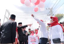 Dilepas Bupati Mukhlis, Pawai Budaya HUT ke-81 RI di Bireuen Meriah