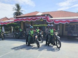 Komit Sinergi Jaga Keamanan, Polsek dan Koramil 07 Jangka Gelar Patroli