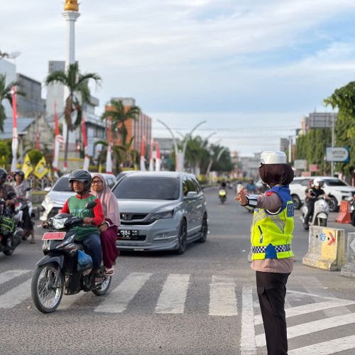 Gatur Pagi, Satlantas Polres Bireuen Ciptakan Ruang Keselamatan bagi Pengguna Jalan