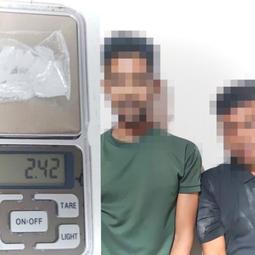 Dua Pemuda Diciduk Polres Bireuen, Kedapatan Miliki 2,4 Gram Sabu