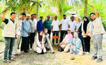 Atasi Genangan Air dan Sampah, Mahasiswa KKN Tanah Rencong UIN Sunan Kalijaga Luncurkan Program Infiltrasi Biopori di Uteuen Gathom
