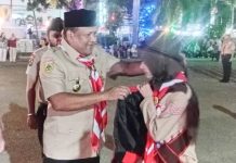 Dilepas Bupati Mukhlis, 38 Pramuka Bireuen Siap Ukir Prestasi di Jambore Nasional XII Cibubur