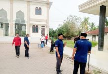 KUA dan Enam Madrasah di Gandapura Gelar Gerakan Bersih Masjid