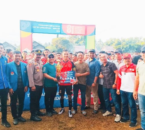 Hadiri Penutupan Turnamen Sepak Bola Antar-Gampong di Gandapura, Ketua DPC PPP Bireuen Edi Saputra Apresiasi Kerja Keras Panitia
