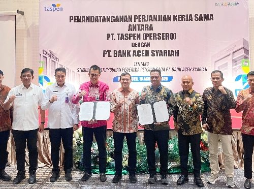 Bank Aceh-TASPEN Perkuat Kerja Sama Pengelolaan Dana Pensiun