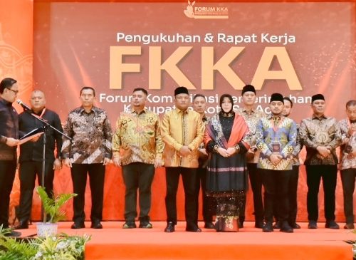 Bupati Bireuen Dikukuhkan sebagai Wakil Koordinator FKKA, Siap Perkuat Sinergi Pembangunan Aceh