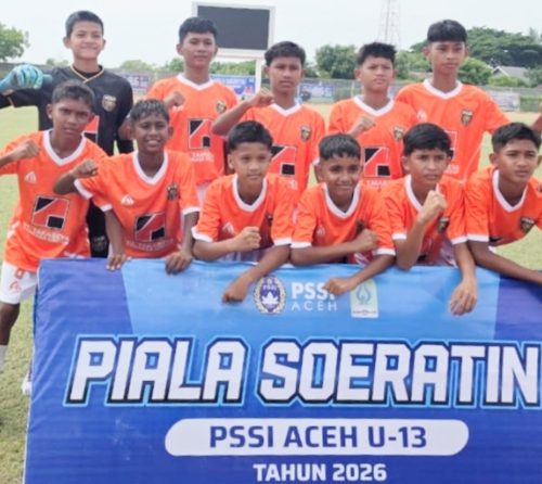 PSSB Bireuen Pesta Gol, Tundukkan Lambhuk FA 5-0 di Laga Perdana Piala Soeratin PSSI Aceh U-13