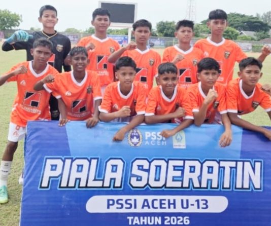 PSSB Bireuen Pesta Gol, Tundukkan Lambhuk FA 5-0 di Laga Perdana Piala Soeratin PSSI Aceh U-13