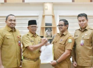 Taufik Jadi Plt Sekda Aceh, Wagub Dek Fadh: Jaga Integritas dan Bangun Komunikasi yang Baik