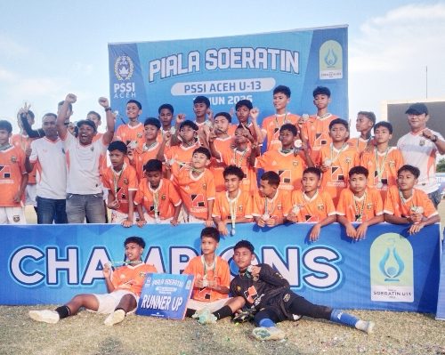 Raih Medali Perak, PSSB Bireuen Runner-Up Piala Soeratin Aceh U-13