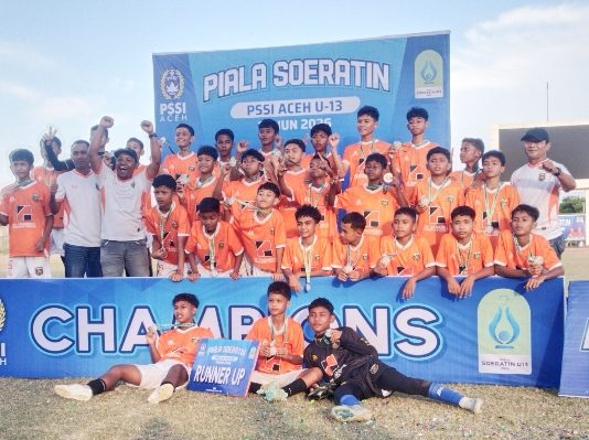 Raih Medali Perak, PSSB Bireuen Runner-Up Piala Soeratin Aceh U-13