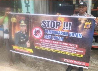 Cegah Karhutla, Polsek Makmur Gencarkan Patroli dan Sosialisasi