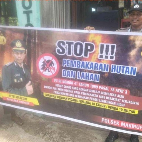 Cegah Karhutla, Polsek Makmur Gencarkan Patroli dan Sosialisasi