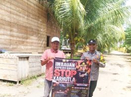 Antisipasi Karhutla, Polsek Peusangan Intensifkan Patroli dan Sosialisasi kepada Warga