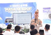 Bekali Mahasiswa Baru UMMAH, Kapolres Bireuen: Jangan Jadikan Judi Online Sebagai Cara Dapatkan Uang