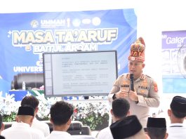 Bekali Mahasiswa Baru UMMAH, Kapolres Bireuen: Jangan Jadikan Judi Online Sebagai Cara Dapatkan Uang
