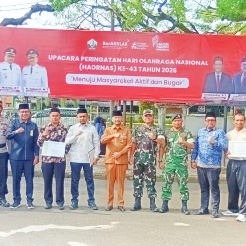 Apresiasi Pelaku Olahraga dan Atlet Berprestasi, Pemkab Bireuen Serahkan Penghargaan