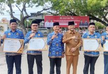 Monev Keterbukaan Informasi Publik, Enam SKPK Bireuen Terima Penghargaan Kualifikasi Sangat Baik dan Baik