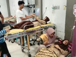 Mengeluh Mual Setelah Santap MBG, Belasan Siswa SMAN 1 Kuala Dilarikan ke RSUD dr Fauziah Bireuen