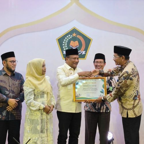 Kampung Zakat Gampong Pulo Siron Bireuen Raih Penghargaan Highest Social & Mustahik Impact dari Kementerian Agama RI