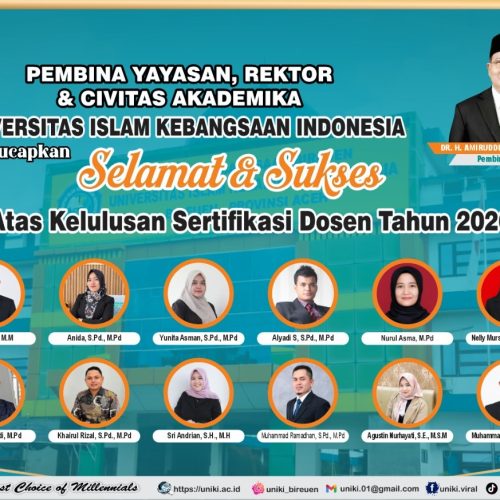 16 Dosen UNIKI Lulus Serdos 2026, Jadi Penguat Mutu dan Profesionalisme Kampus