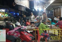 Jaga Kamtibmas Tetap Kondusif, Polsek Pandrah Intensifkan Patroli Malam