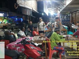 Jaga Kamtibmas Tetap Kondusif, Polsek Pandrah Intensifkan Patroli Malam