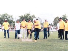 Bupati Mukhlis Buka Kejuaraan Sepak Bola antar Kecamatan dalam Rangka HUT ke-27 Kabupaten Bireuen