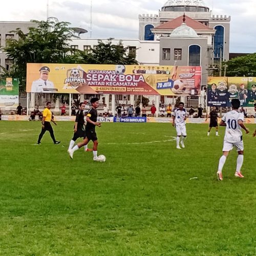 Piala Bupati Bireuen, Tim Kecamatan Kuala Menang 2-0 atas Kecamatan Peusangan Siblah Krueng