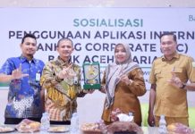 Bank Aceh Sosialisasikan Internet Banking Corporate kepada Satuan Pendidikan di Bireuen