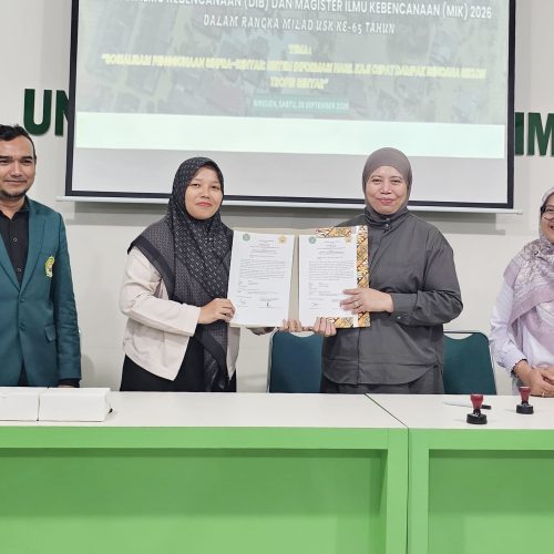 Perkuat Kolaborasi Pendidikan, Pascasarjana dan Fakultas Teknik Umuslim Teken IA dengan Prodi Ilmu Kebencanaan USK