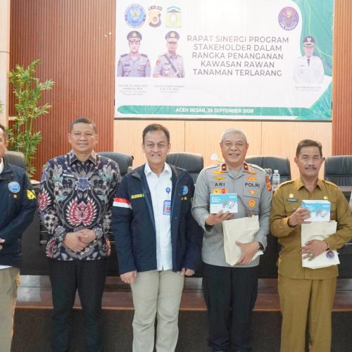 Polda Aceh Siap Bersinergi Mengubah Kawasan Rawan Tanaman Terlarang Jadi Lahan Produktif