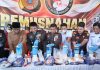 Polres Bireuen Musnahkan 10,5 Kg Sabu dan 19,3 Kg Ganja, Hasil Barang Bukti dari Empat Tersangka