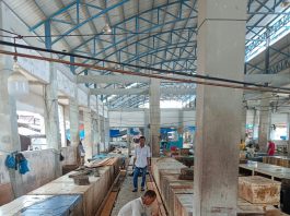 Penutup Saluran Sementara di Pasar Induk Cureh Selesai Dikerjakan