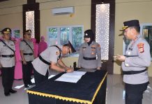 Kapolres Bireuen Pimpin Sertijab Dua Kabag, AKP Soeharto Jabat Kabagren