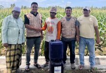 Tani Merdeka Indonesia Peudada Salurkan 360 Liter PTOC kepada Petani Tanaman Pangan dan Hortikultura