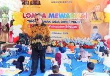 Puluhan Anak PAUD Antusias Ikuti Lomba Mewarnai HUT ke-27 Bireuen