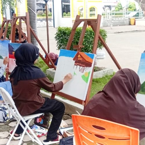 Kolaborasi dengan Sanggar Meuligoe Jeumpa, Disdikbud Gelar Lomba Mewarnai dan Melukis Meriahkan HUT ke-27 Bireuen