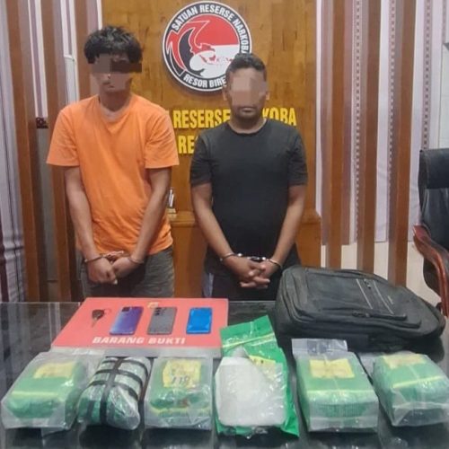 Satresnarkoba Polres Bireuen Ungkap Peredaran 6,1 Kg Sabu, Dua Tersangka Asal Aceh Tamiang Ditangkap