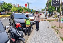 Cegah Kriminalitas di Area Parkir, Polsek Kota Juang Patroli Rutin