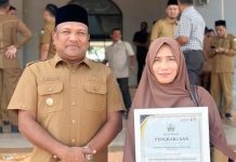 DPMTSP Bireuen Raih Penghargaan Sangat Baik dari Menteri Investasi dan Hilirisasi, Bupati Mukhlis Beri Apresiasi