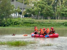 Tingkatkan Kesiapsiagaan, Polres Bireuen Bersama TNI dan Instansi Terkait Latihan Penanggulangan Bencana Banjir