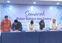 Tingkatan Mutu Literasi, Pesantren Modern Al Zahrah Bireuen Teken Perjanjian Kerja Sama dengan Balai Bahasa Provinsi Aceh
