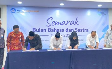 Tingkatan Mutu Literasi, Pesantren Modern Al Zahrah Bireuen Teken Perjanjian Kerja Sama dengan Balai Bahasa Provinsi Aceh