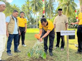 Jaga Kelestarian Alam Lewat Program Green Policing, Kapolres Bireuen Tanam Pohon di Jangka