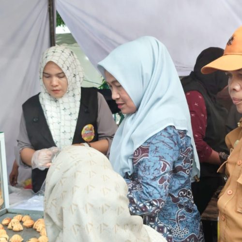 Pameran UMKM dan Kuliner HUT Ke-27 Kabupaten Bireuen, Stand Kecamatan Pandrah Disesaki Pengunjung